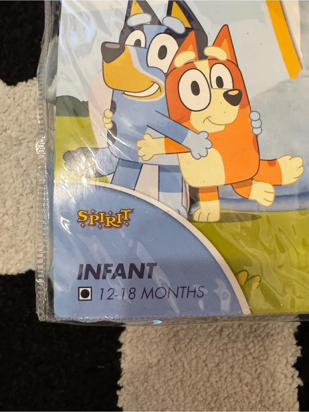 Bluey Spirit Halloween Costume Infant 12-18 Months 3 Piece Set
